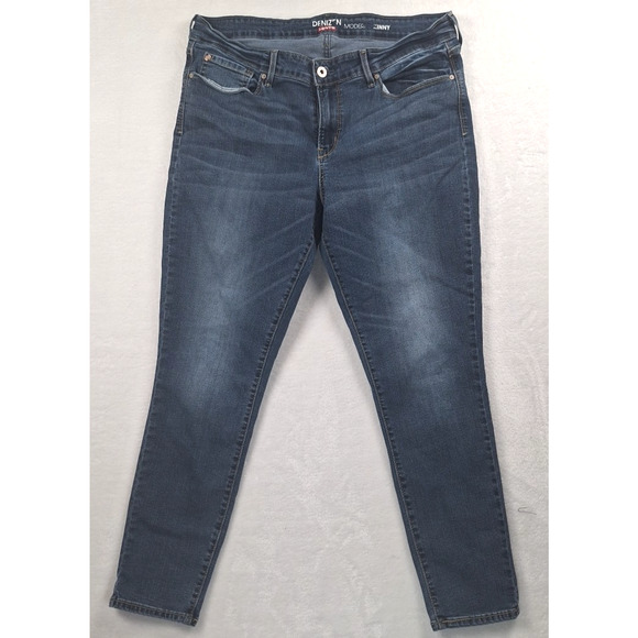 DENIZEN Modern Blue Skinny Jeans Denizen From Levi's Mens Size 34 X 29 Pants - Picture 1 of 6